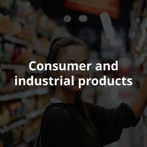 Consumer and industrial products